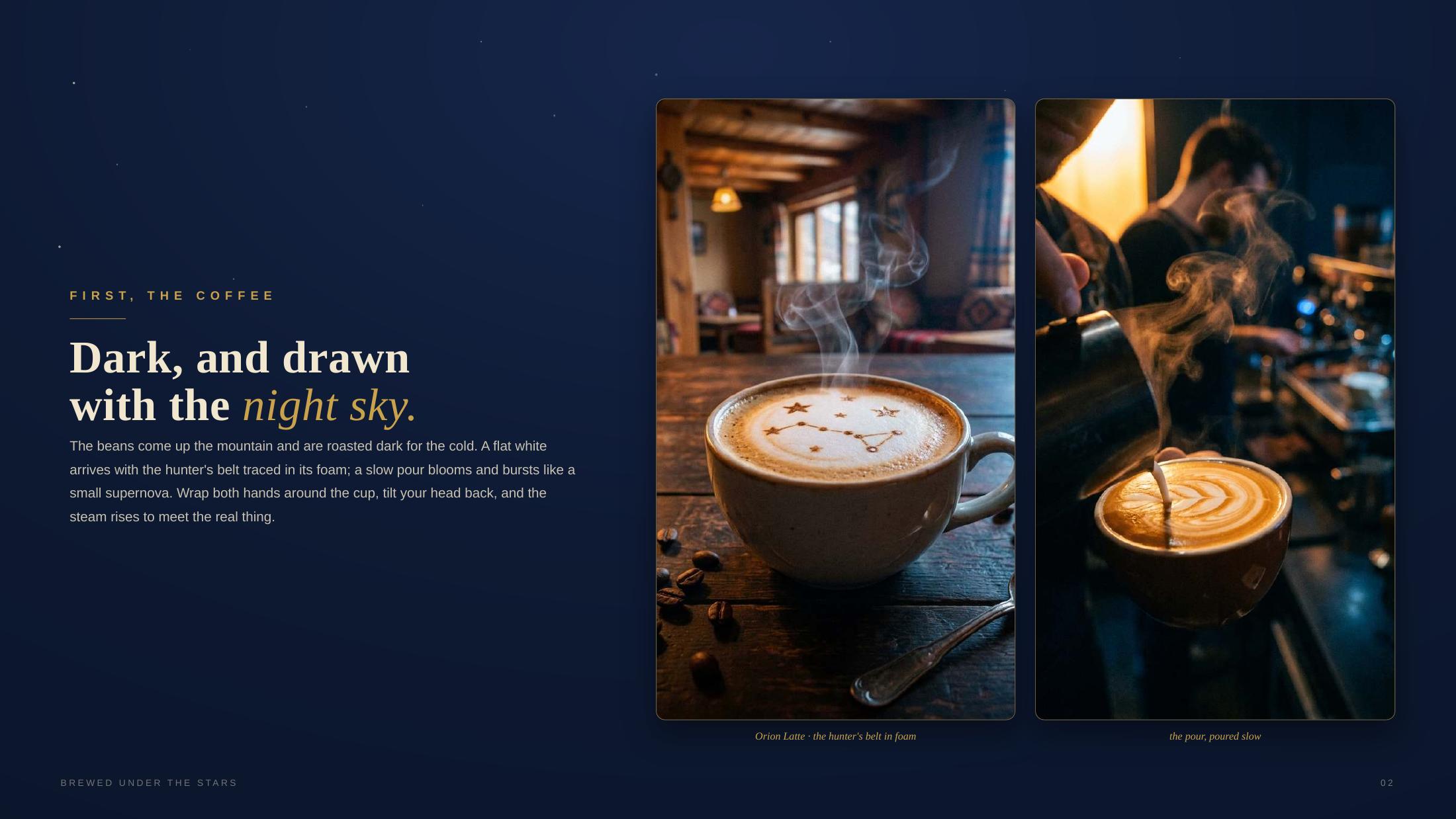 StarGazing Café identity — 3