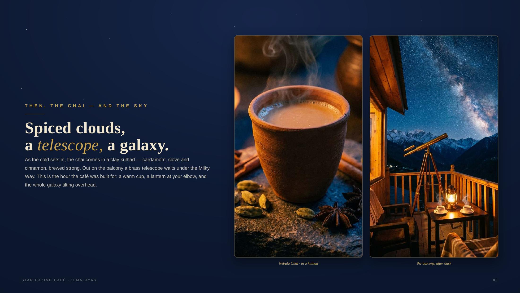 StarGazing Café identity — 4