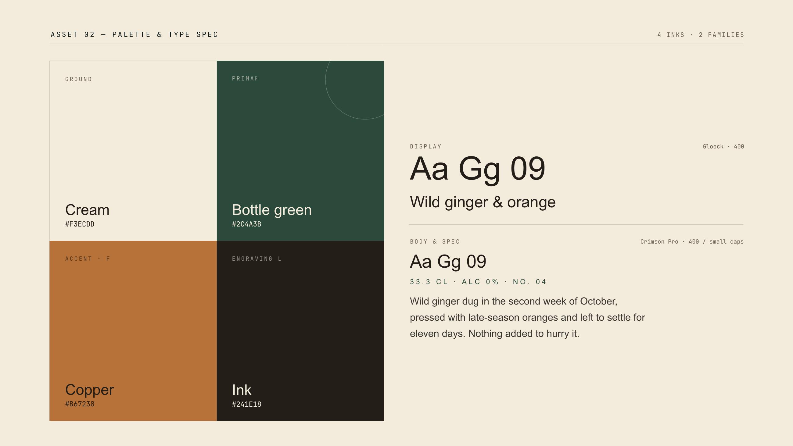 Wild Grass identity — 3